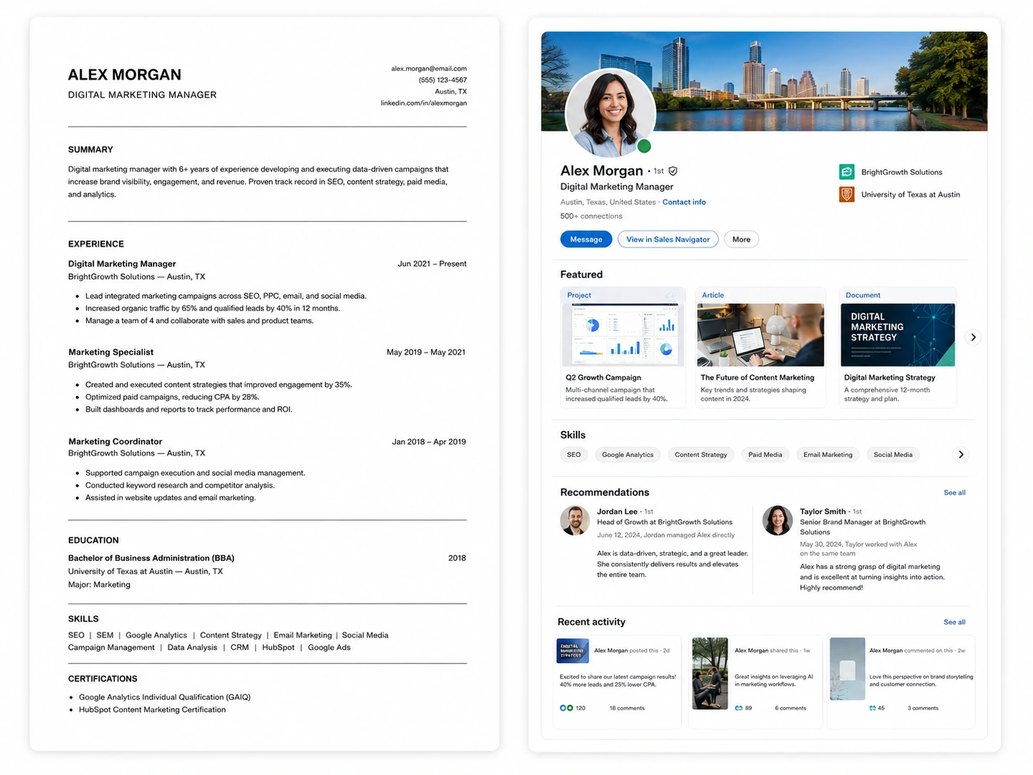 LinkedIn Is More Powerful Than a Resume LinkedIn Is More Powerful Than a Resume